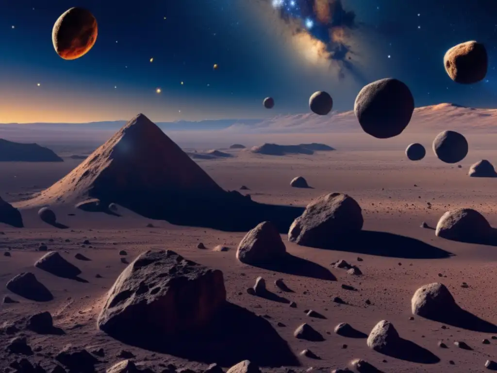 Historia encuentros cercanos asteroides en el espacio