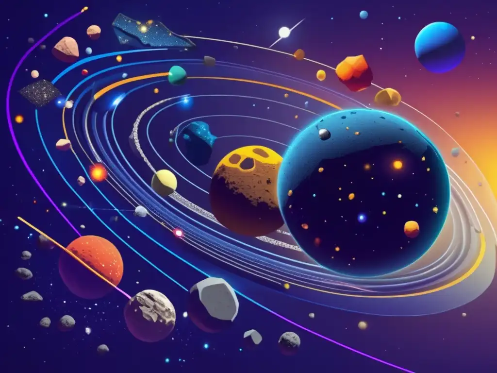 Composición asteroides y su historia en el sistema solar