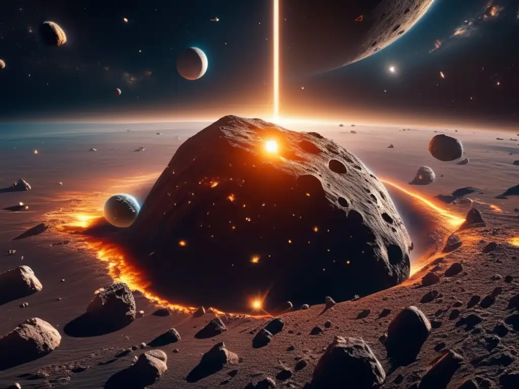 Fascinación humana con asteroides: Exploración, impactos y universo
