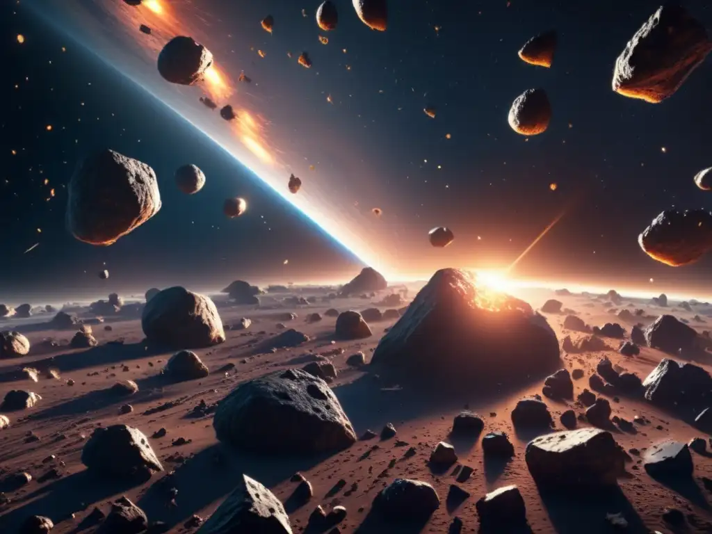 Imagen: Asteroides: desintegración o colisión