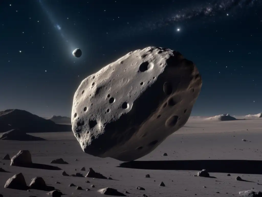 Imagen: Asteroide 1950 DA impacto futuro en el espacio -