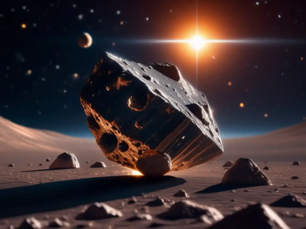 Imagen: Asteroide Psyche, exploración de asteroides para recursos