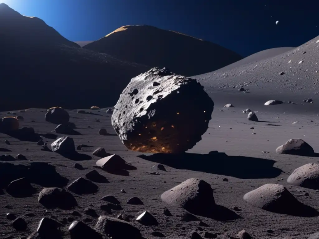 Imagen: Asteroide Ryugu: Minería espacial, extracción de recursos