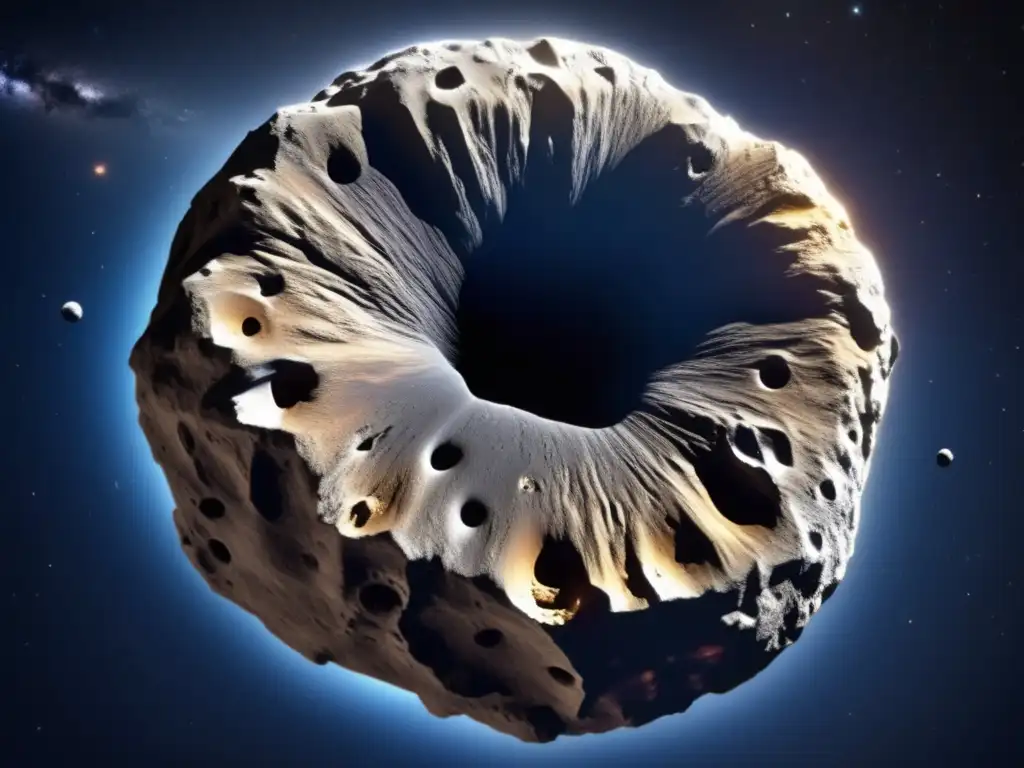 Imagen de asteroide masivo acercándose a la Tierra, evocando intriga y preocupación - Asteroides cercanos que cambian destino