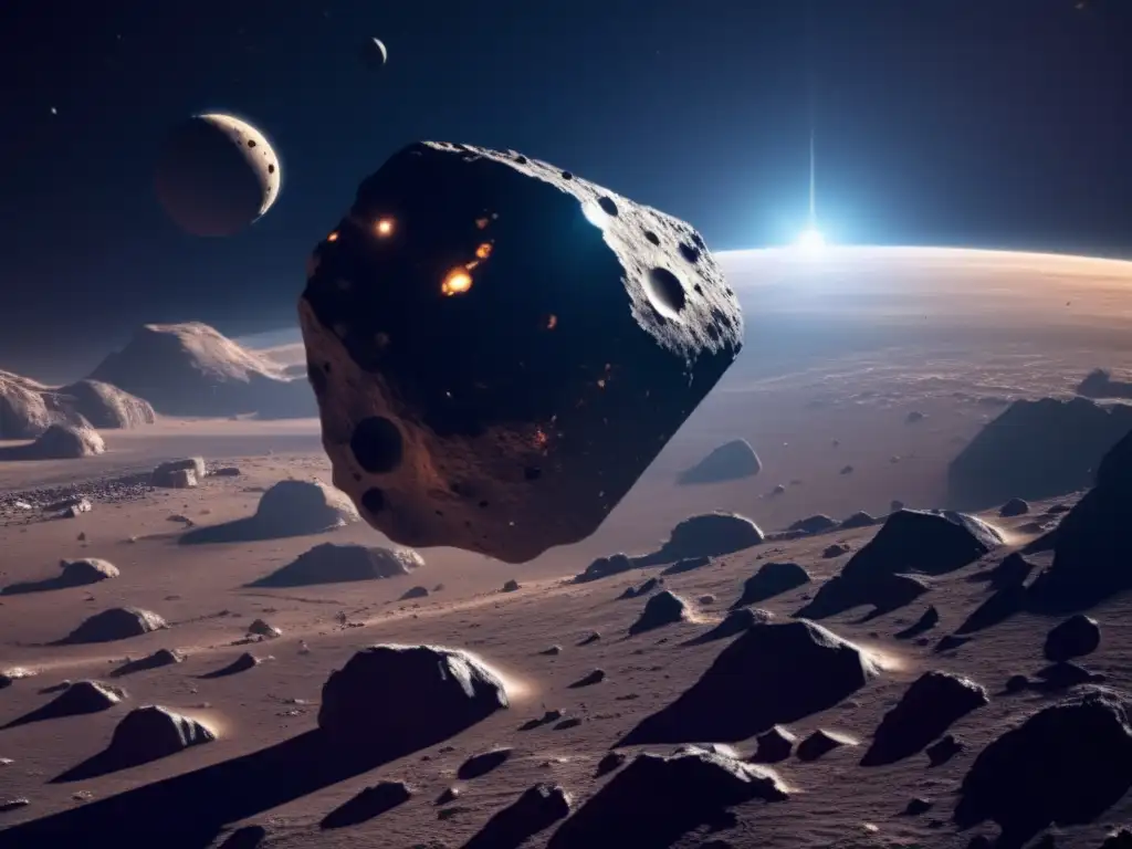 Imagen de asteroide con sensores de gravedad: tecnología avanzada para proteger la Tierra