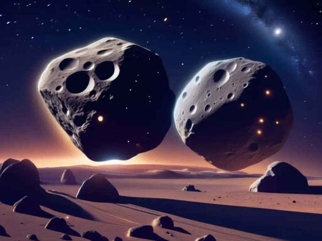Imagen de asteroides binarios: parejas cósmicas misteriosas