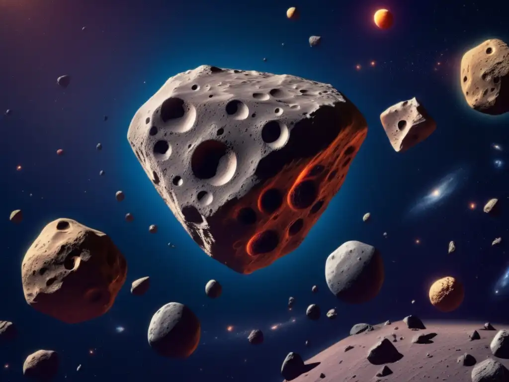 Imagen de asteroides: Debate legal minería asteroides