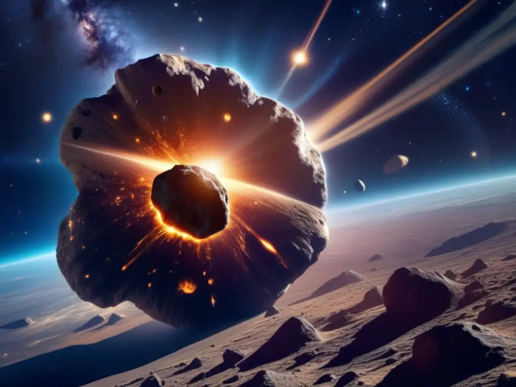 Imagen: Asteroides en el espacio: Peligro y exploración