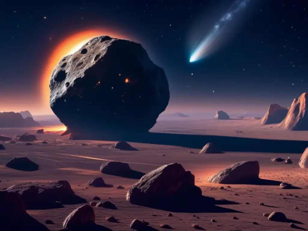 Imagen: Exploración y colonización de asteroides en el espacio