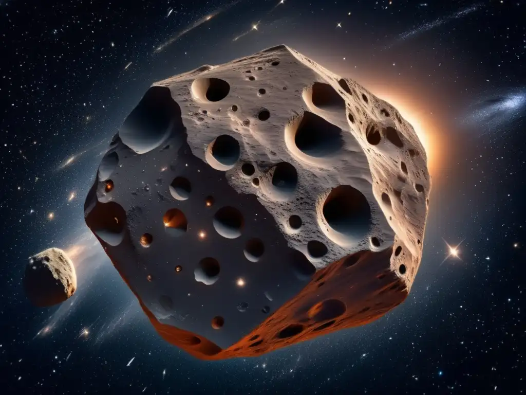 Imagen: Exploración asteroides grandes deformes en el espacio