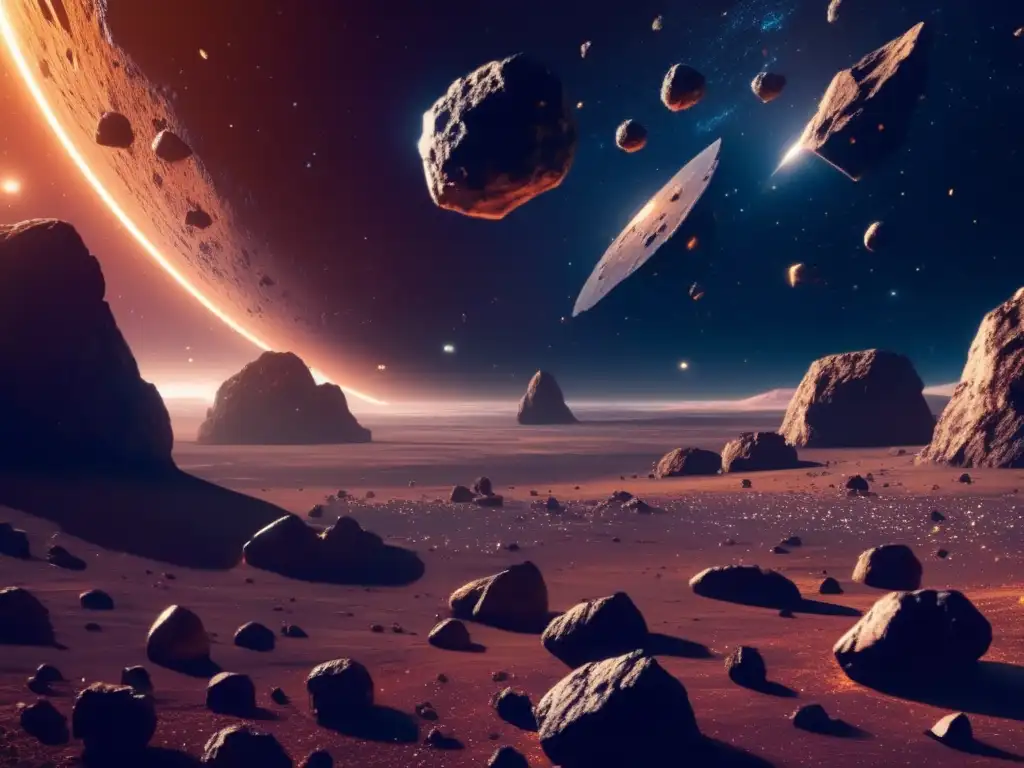 Imagen: Exploración de asteroides para recursos en el espacio