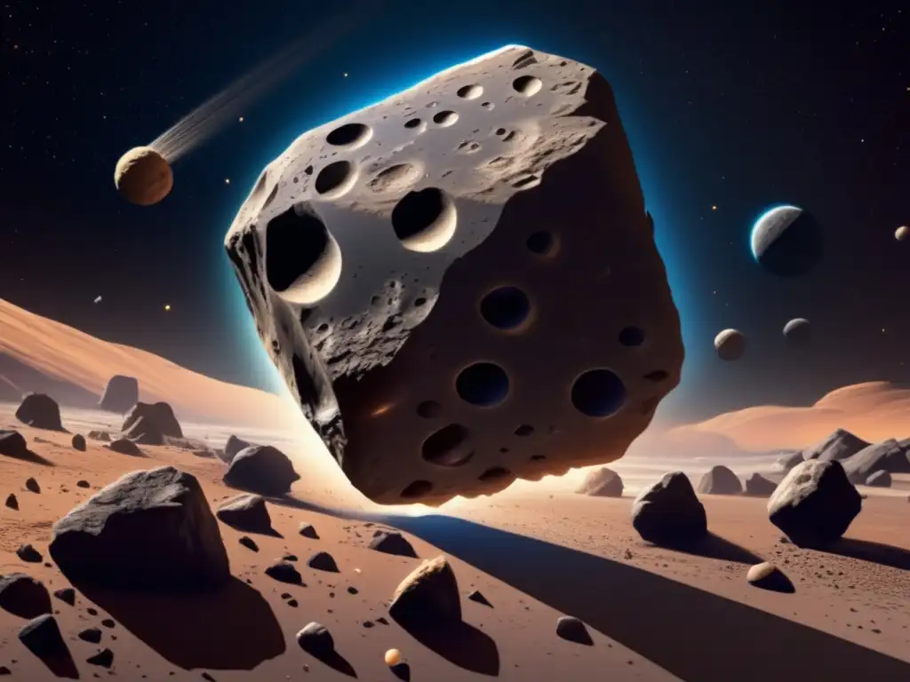 Imagen de asteroides con resonancias gravitacionales