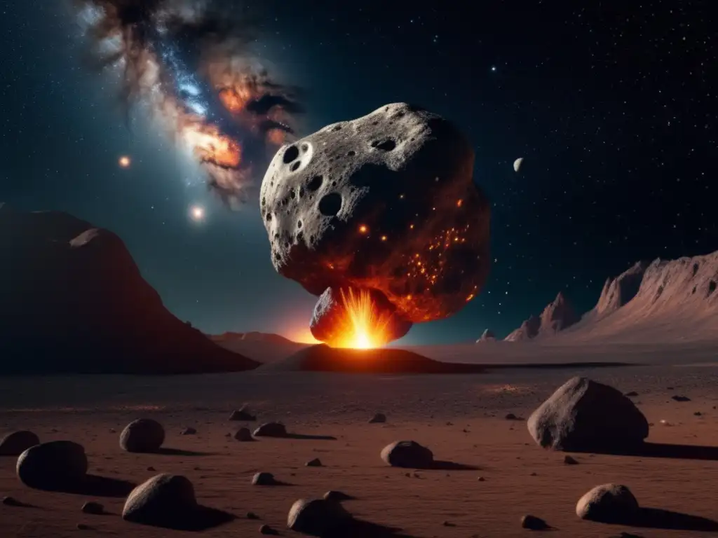 Imagen: Exploración de asteroides y ciencia ficción
