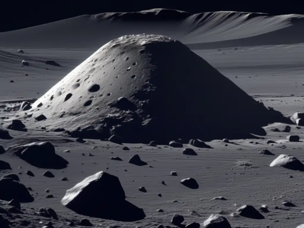 Imagen detallada del asteroide Ryugu, captada por la nave espacial Hayabusa2