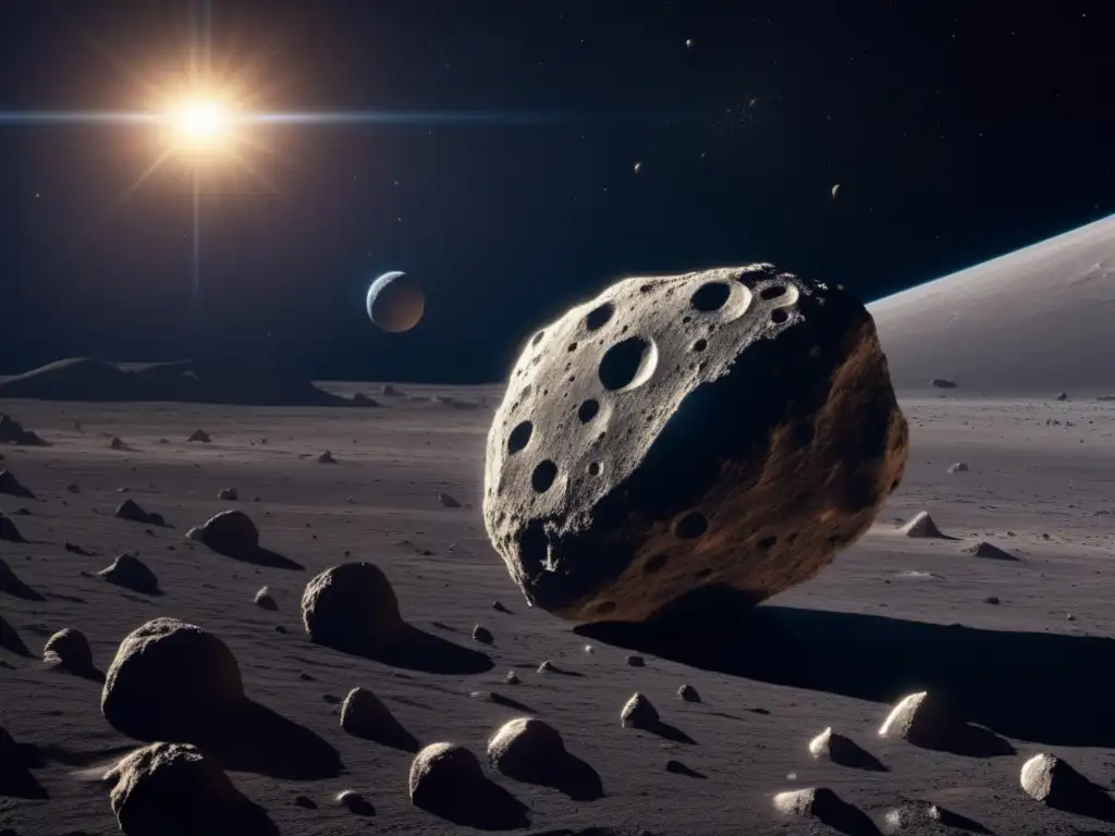 Imagen detallada: asteroides