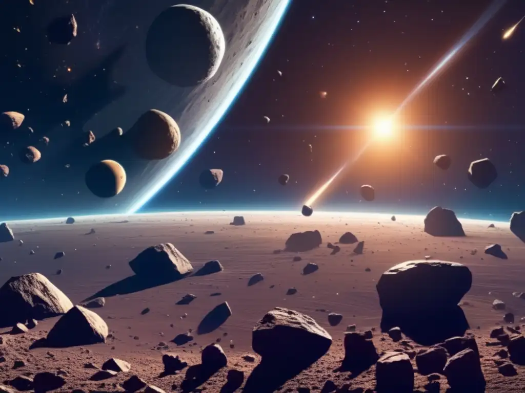 Imagen detallada del cinturón de asteroides con resonancia de Kirkwood