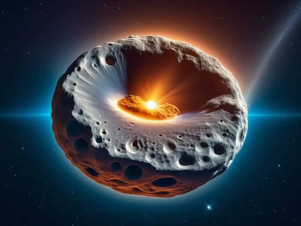 Imagen detallada del cometa Tempel 1: Exploración de asteroides: secretos revelados