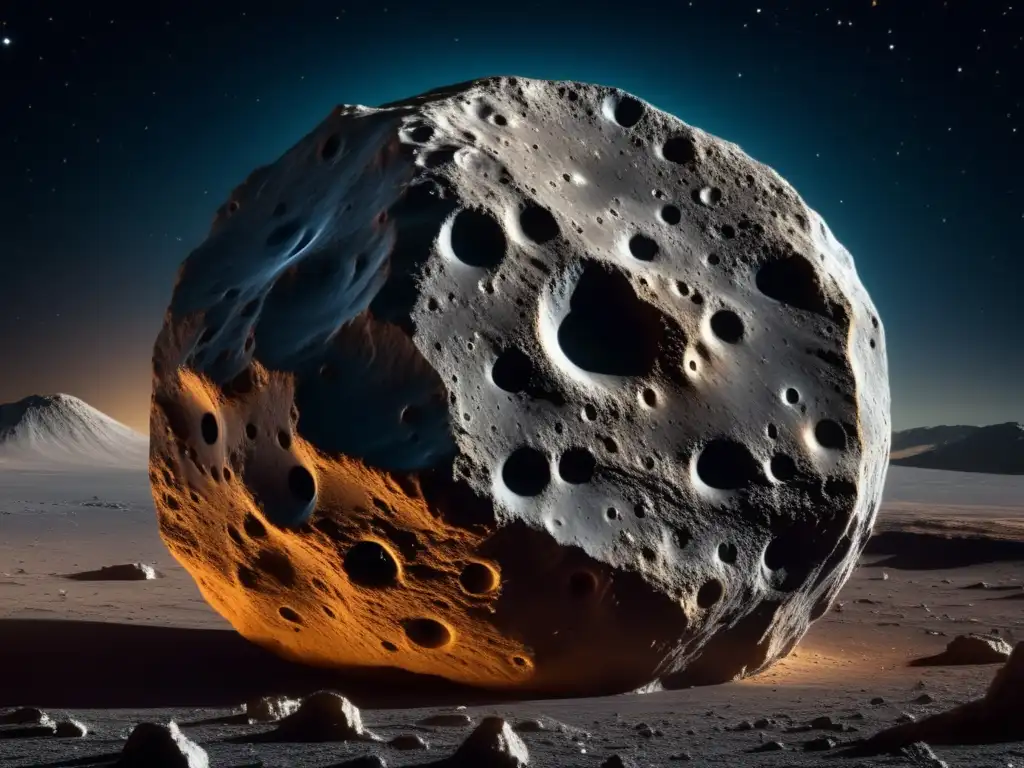 Imagen de la exploración de asteroides: Vesta y Ceres