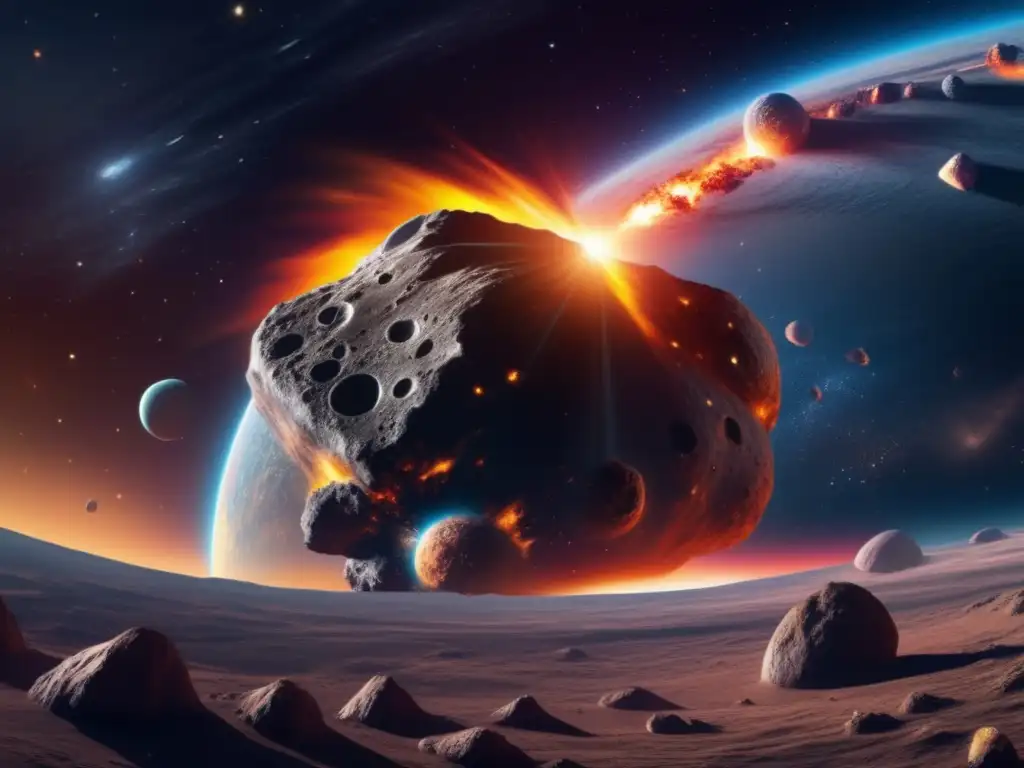 Imagen: Historia encuentros cercanos asteroides