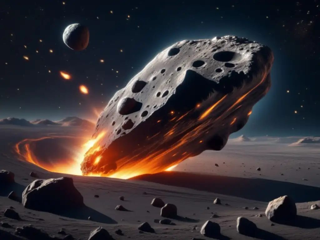 Imagen impactante: Asteroides en el espacio - Lecciones de extinción de dinosaurios por asteroides