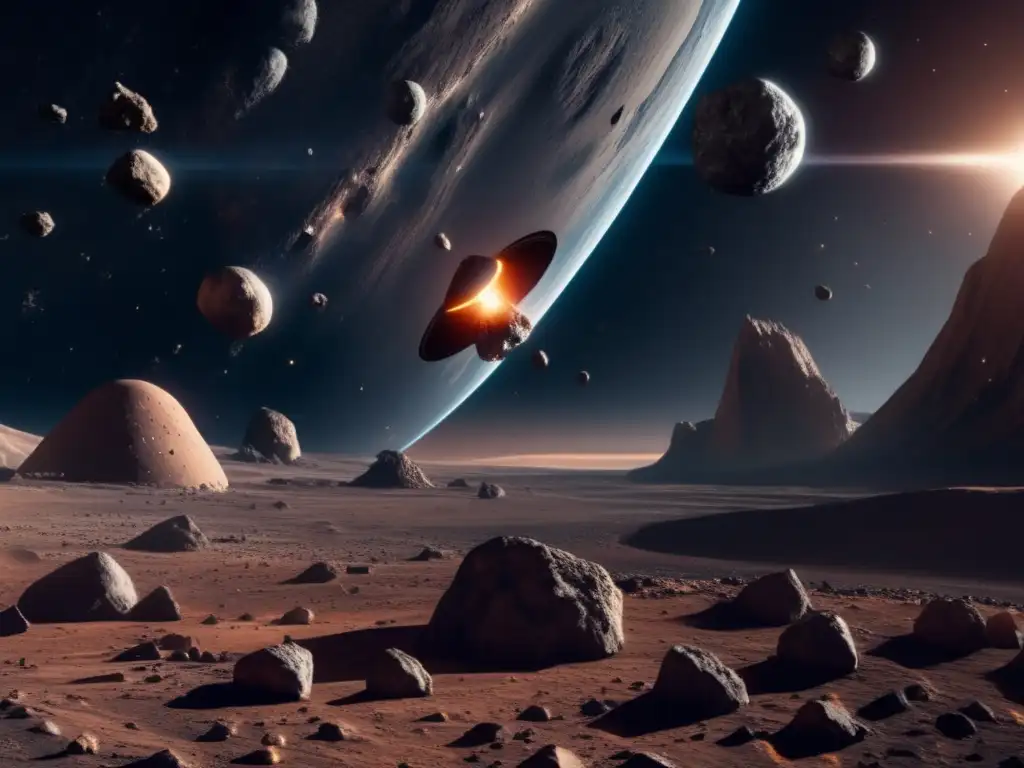 Imagen impactante: Mercados globales preparados explotación asteroides
