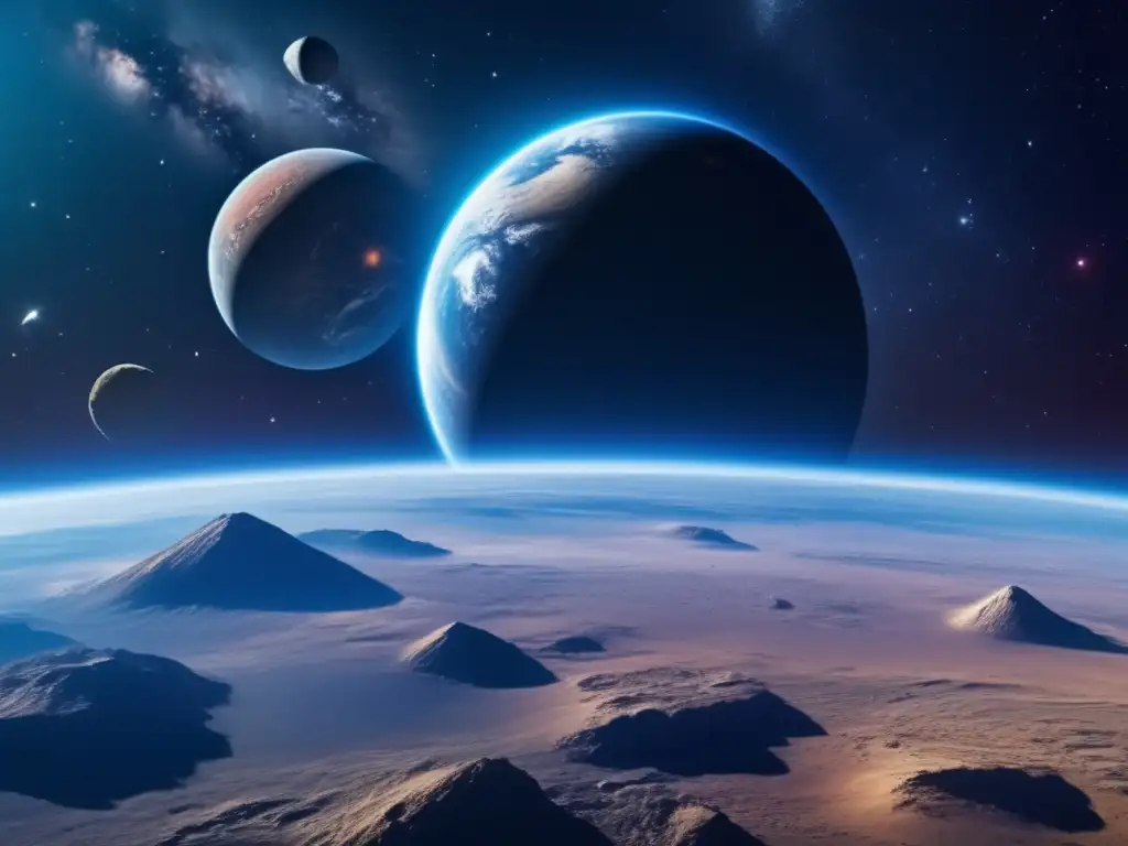 Imagen impactante: Probabilidad de choque asteroidal con la Tierra