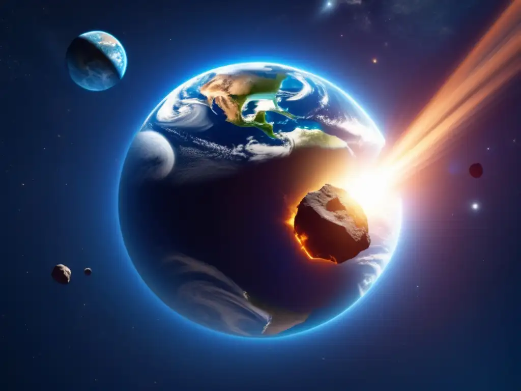 Imagen: Impacto inminente de asteroide en la Tierra - Probabilidad de choque asteroidal con la Tierra