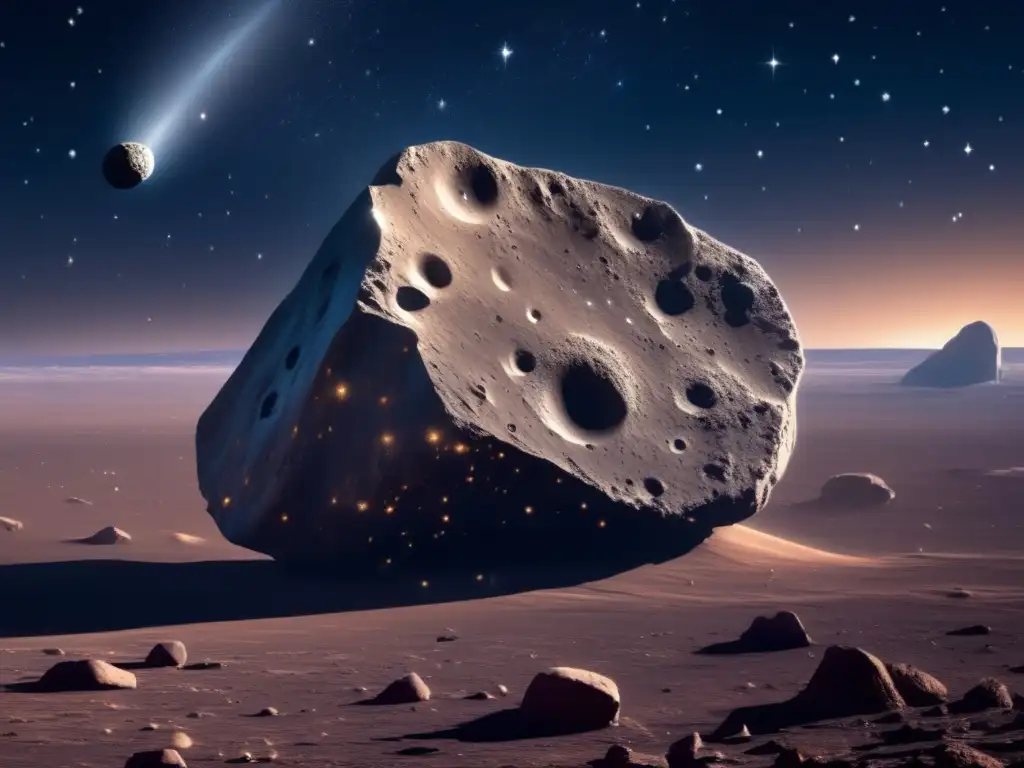 Imagen impresionante de asteroide en espacio, resalta importancia de estudio y protección