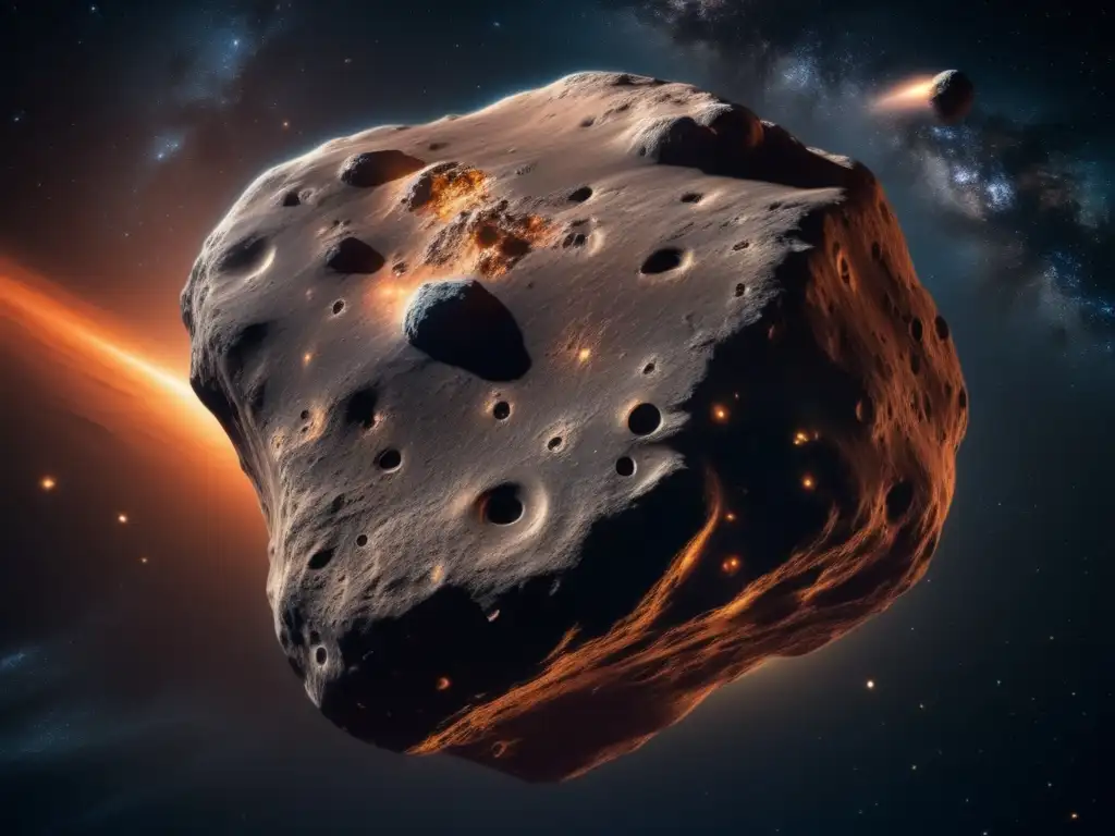 Imagen impresionante de asteroide en el espacio: Minería de asteroides rentable