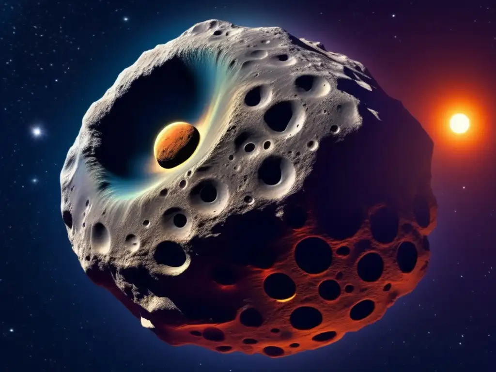 Imagen impresionante del asteroide y su importancia en la evolución del universo
