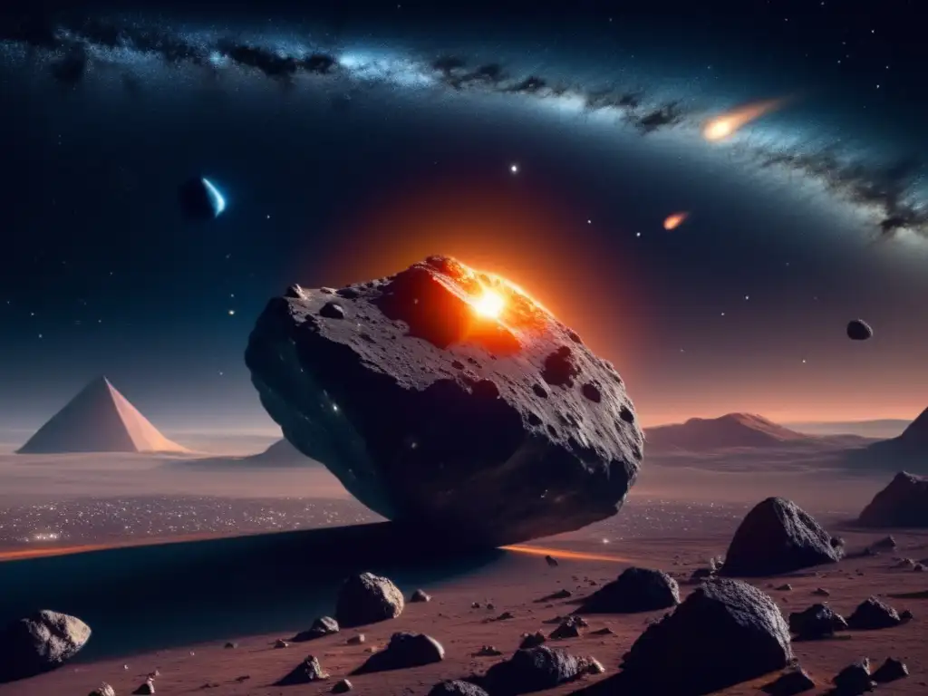 Imagen impresionante de asteroides en 8K: Startups revolucionando viajes espaciales