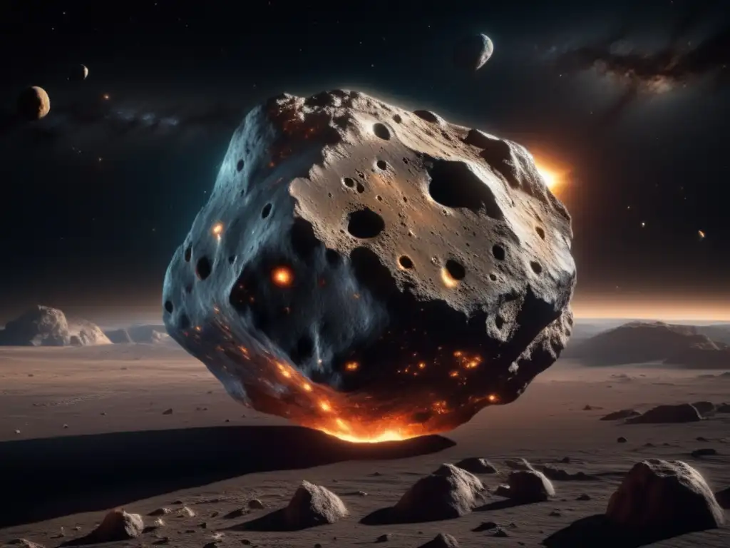 Imagen impresionante: Extracción de metales de asteroides