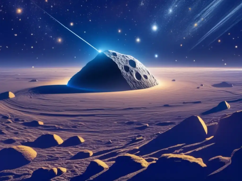 Imagen: Probabilidad de choque asteroidal con la Tierra