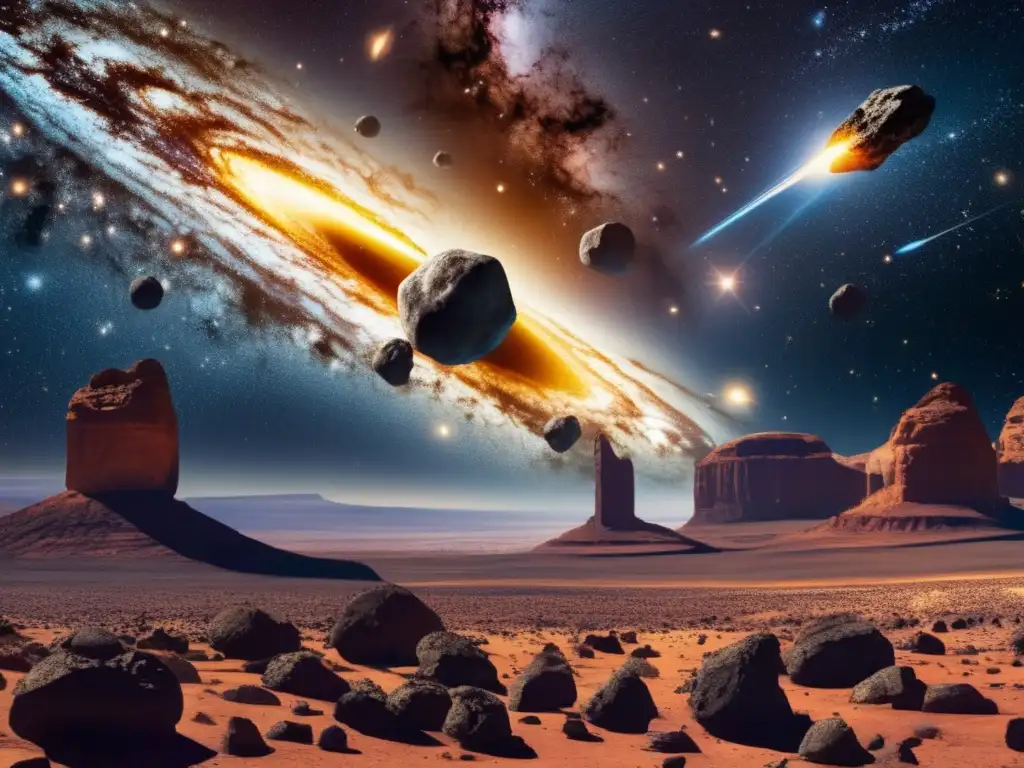 Imagen: Profecías ancestrales sobre meteoritos en el universo