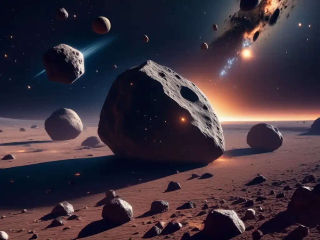 Imagen: Formación de sistemas binarios asteroides en espacio