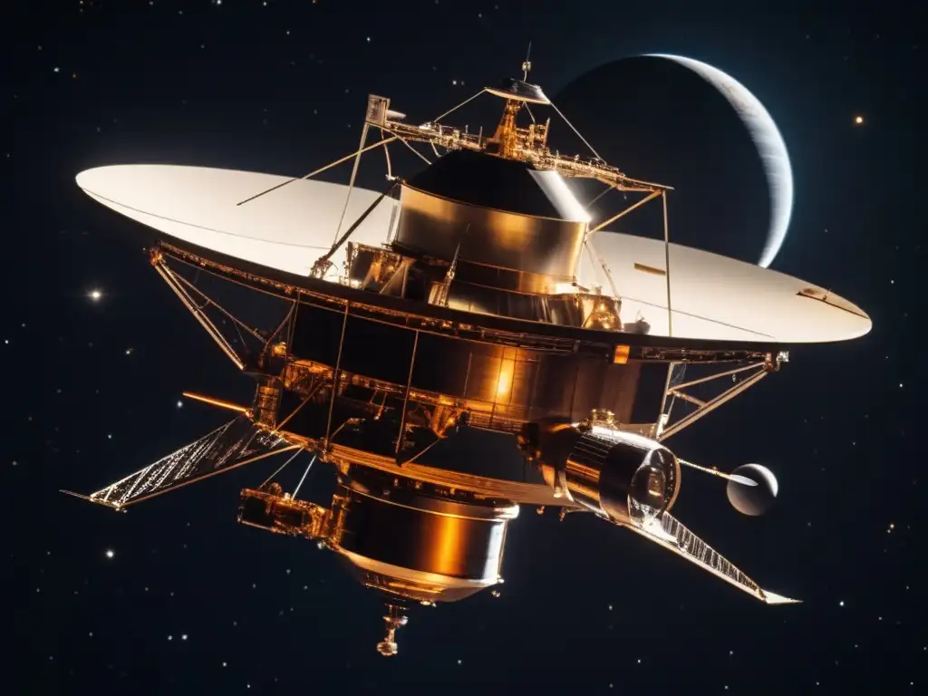 Imagen de la sonda Pioneer 10 en el espacio - Explorando asteroides: historia, impacto, recursos y universo