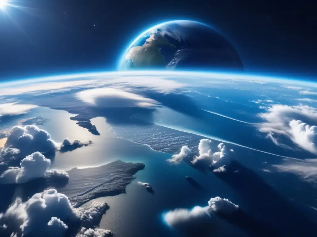 Imagen: Vista panorámica de la Tierra desde el espacio, resaltando la importancia de los planes internacionales para prevenir catástrofes cósmicas