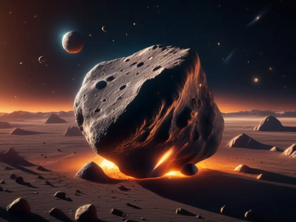 Impactante imagen 8K de asteroide en el espacio: Películas sobre asteroides y análisis crítico