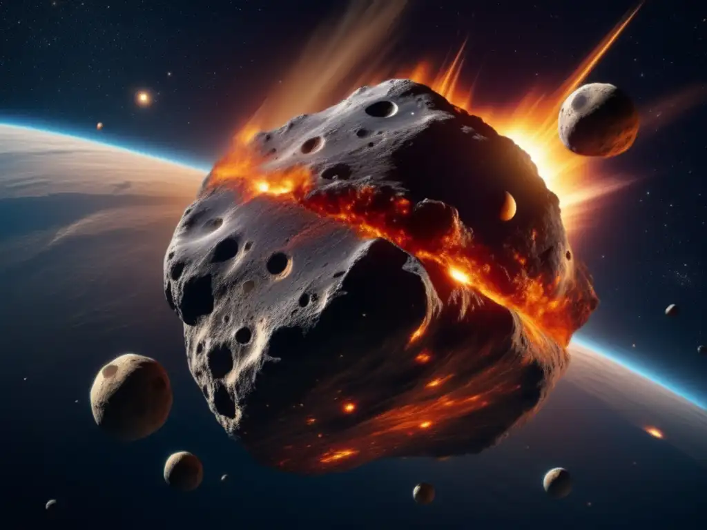 Impactante imagen 8K de asteroide hacia la Tierra con Vesta y Juno, ¡Fascinante historia asteroides Vesta Juno!