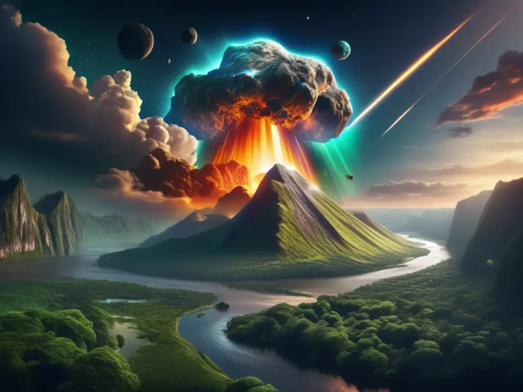Impacto asteroide en extinción PérmicoTriásico, amenaza y belleza terrenal-