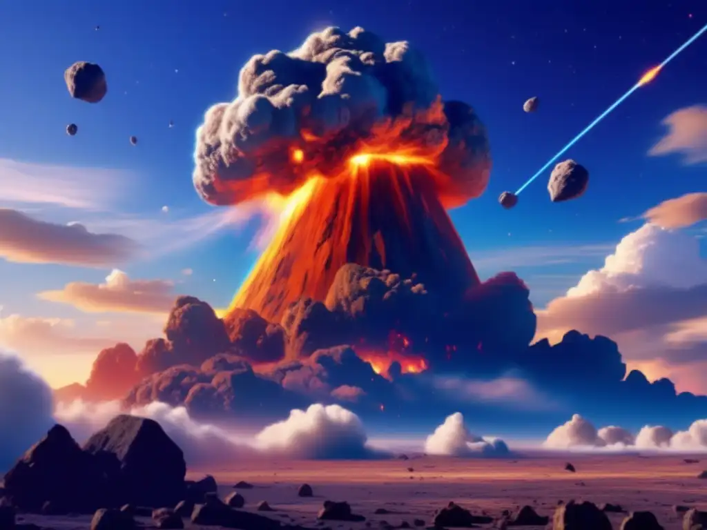 Impacto de asteroide Centauro: poder y devastación