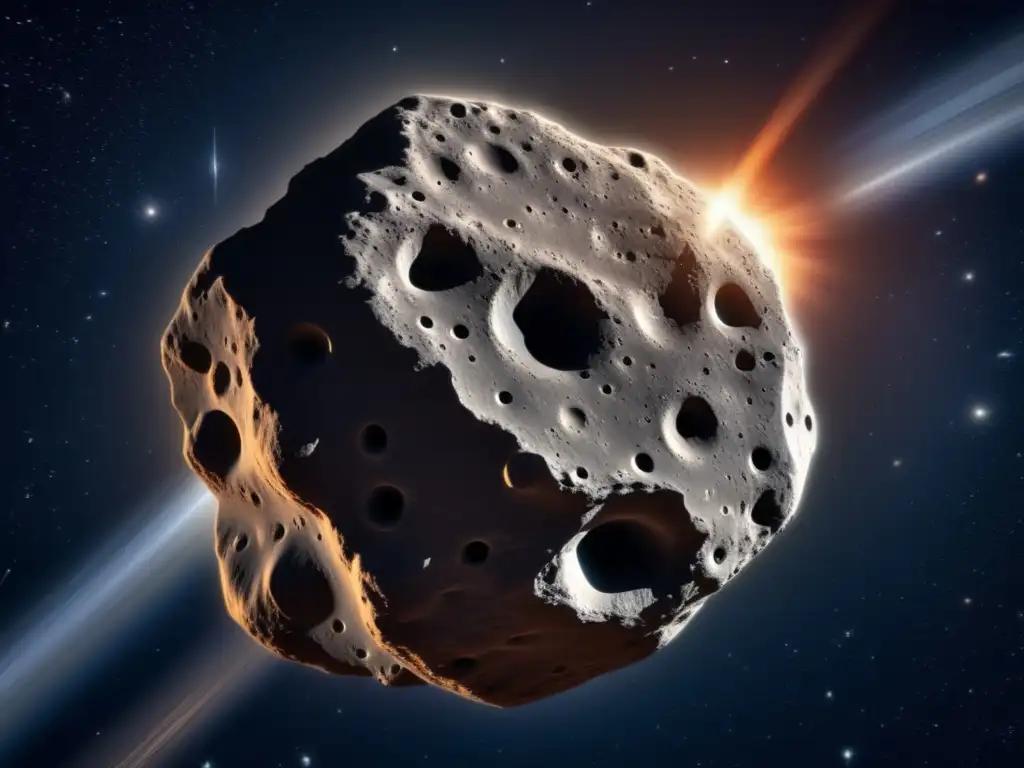 Impacto asteroide: majestuosidad cósmica