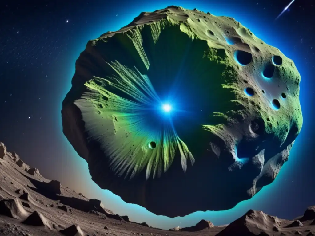 Impacto asteroide hacia la Tierra, recursos y universo