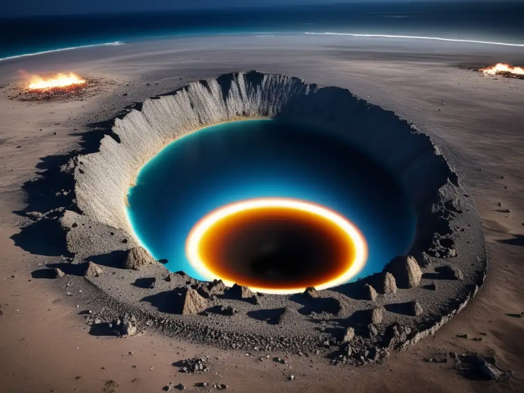 Impacto de asteroide en la Tierra: Cráter Chicxulub y devastación
