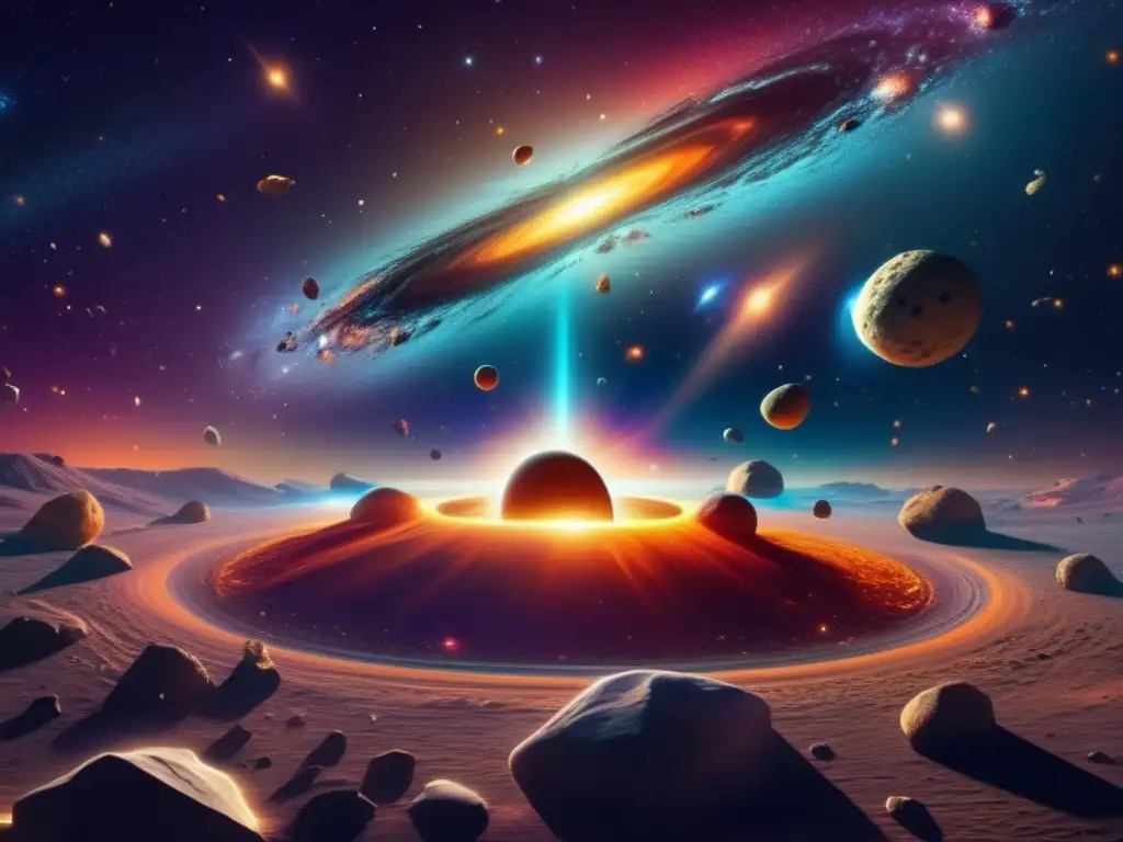 Impacto asteroides Big Bang: imagen 8k asombrosa revela origen del universo
