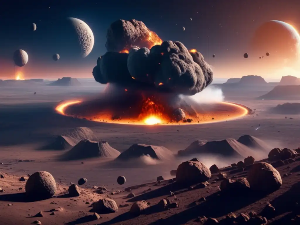 Desolación tras impacto de asteroides binarios en la Tierra