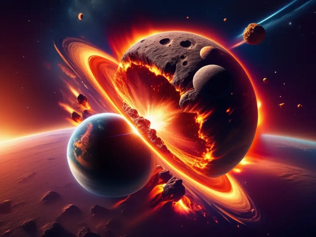 Impacto asteroides y creencias éticas destruyen planetas