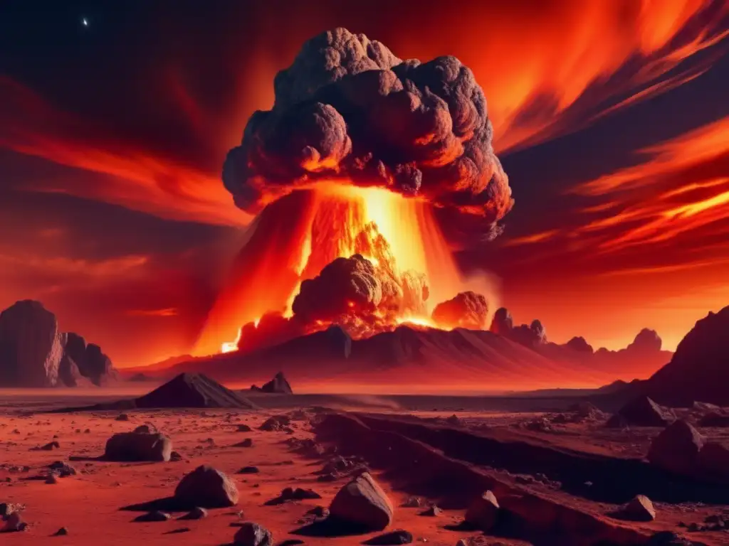 Impacto asteroides tierra dinámica destrucción: colisión colosal y caos