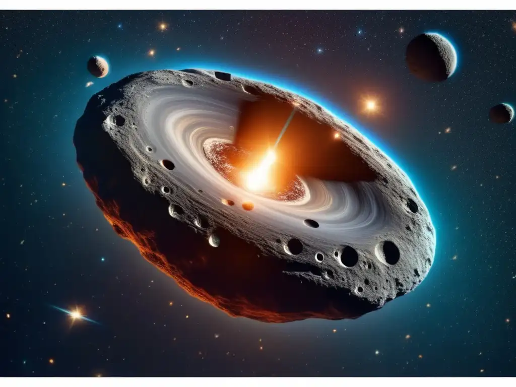 Impacto de asteroides: recursos y misterio en el universo
