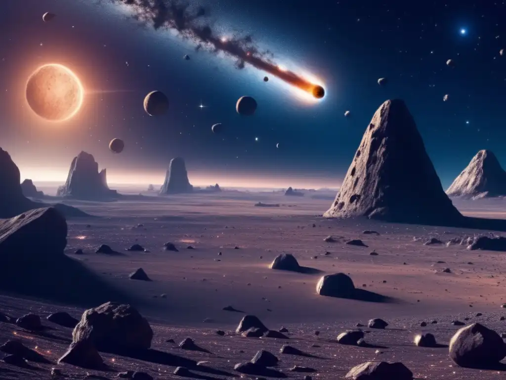 Impacto de asteroides en los recursos del universo